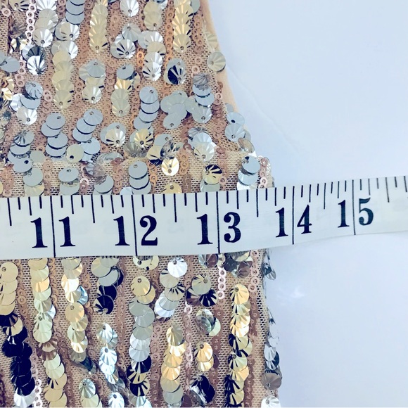 Forever 21 Silver and Rose Gold Sequin Dress - Picture 6 of 16